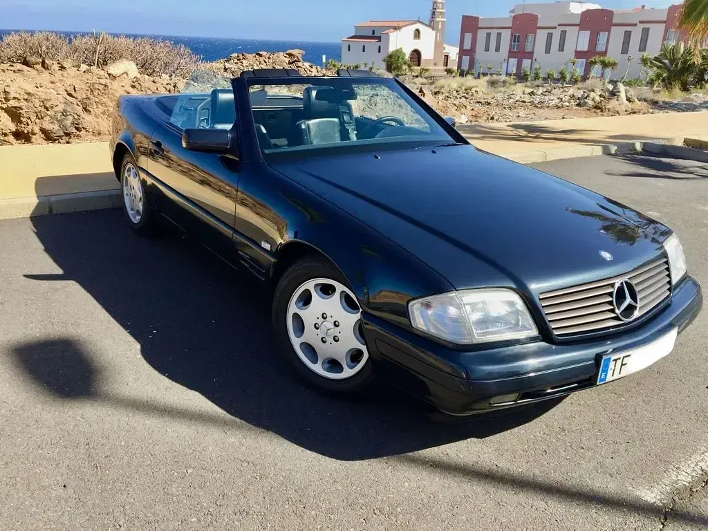 Gebraucht Mercedes SL320 231 PS (169 kW) 1996 Blau Cabrio