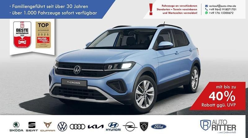 Blau Neu 2025 VW T-Cross Life SUV | 30.490 € (Fairer Preis) - Bild 1/4