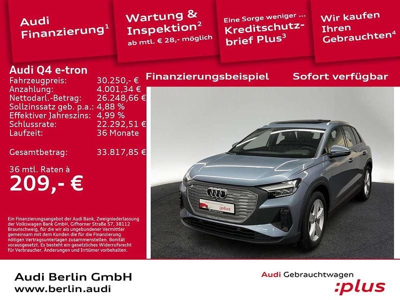 Gebraucht Audi Q4 e-tron Ambiente 150 kW (204 PS) 2022 Geysirblau metallic SUV