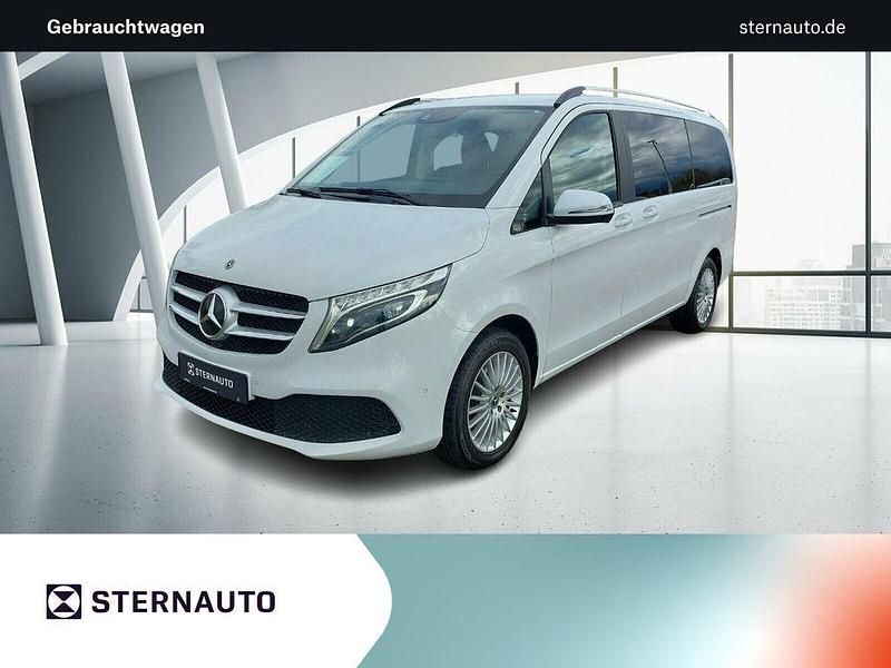 Bergkristallweiß metallic Gebraucht 2020 Mercedes V250 Van / Kleinbus | 35.688 € (Superpreis) - Bild 1/4