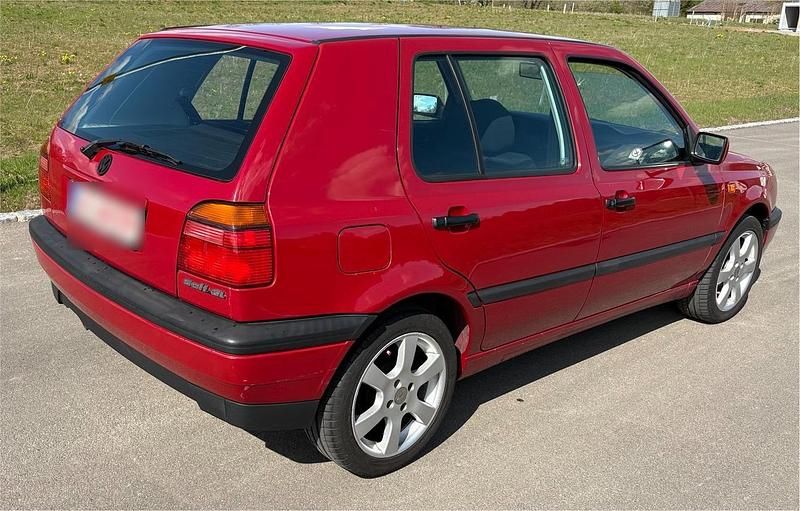 Gebraucht VW Golf III 75 PS (55 kW) 1993 Rot Kleinwagen