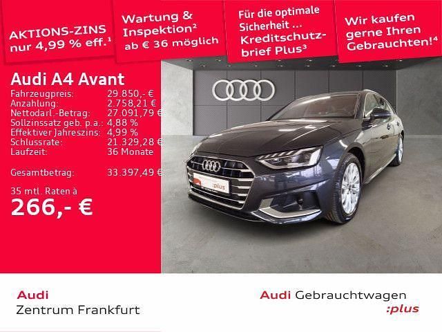 Gebraucht Audi A4 Advanced 163 PS (119 kW) 2023 Grau Kombi
