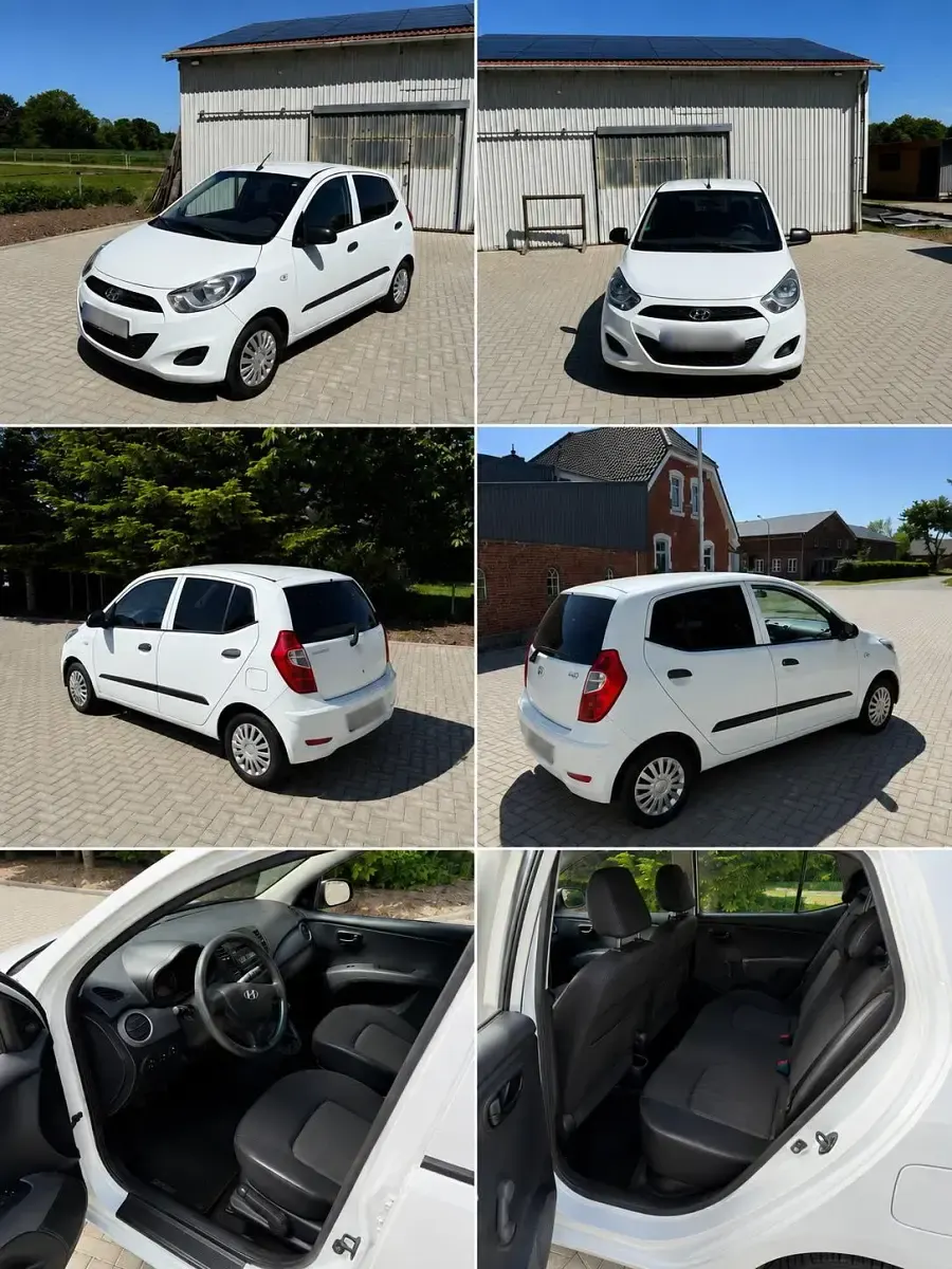 Gebraucht Hyundai i10 51 PS (37 kW) 2013 Weiß Kleinwagen
