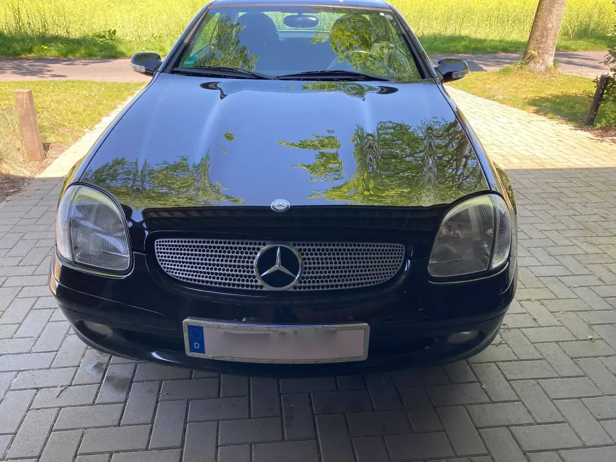 Gebraucht Mercedes SLK200 163 PS (119 kW) 2002 Schwarz Cabrio