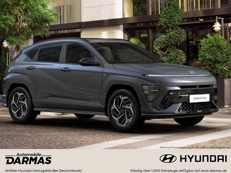Grau Neu 2025 Hyundai Kona N Line SUV | 27.890 € (Superpreis) - Bild 1/4