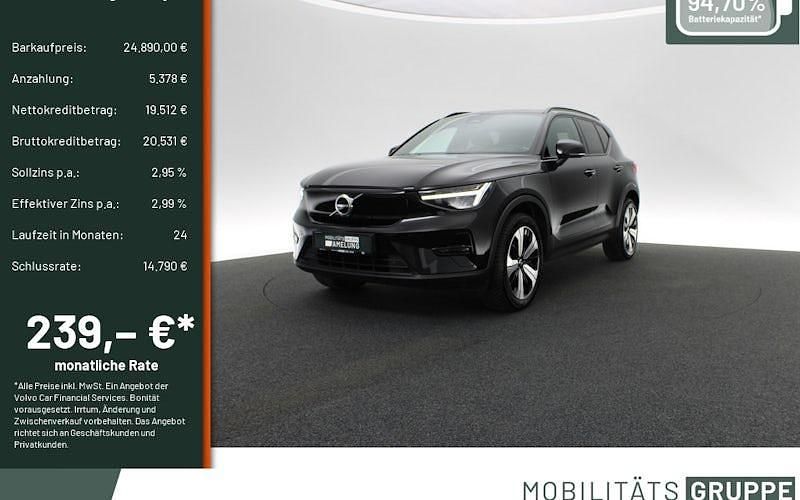 Schwarz Gebraucht 2022 Volvo EX40 Plus SUV | 24.890 € (Superpreis) - Bild 1/4