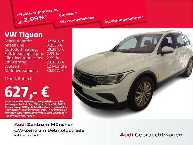 Gebraucht VW Tiguan Active 150 PS (110 kW) 2022 Pure white SUV