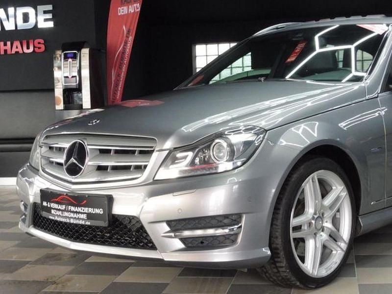Silber Gebraucht 2011 Mercedes C350 AMG line Kombi | 12.999 € (Fairer Preis) - Bild 1/4
