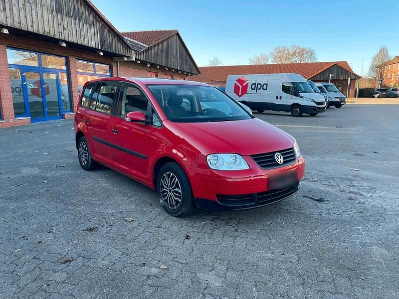 Gebraucht VW Touran 105 PS (77 kW) 2004 Rot Van / Kleinbus