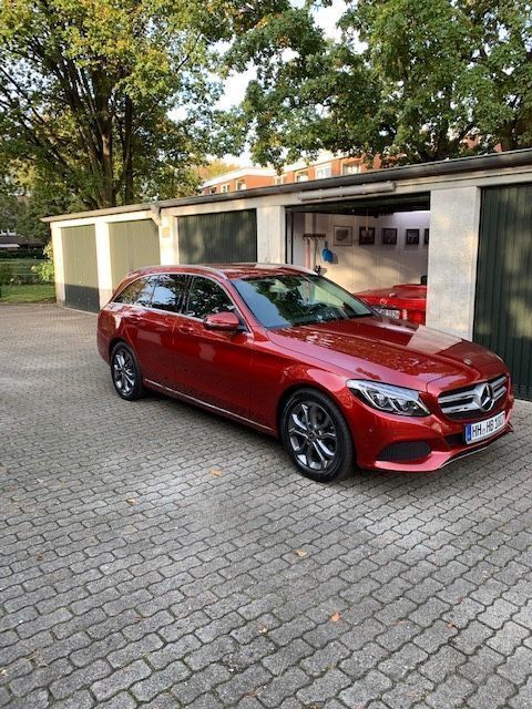 Rot Gebraucht 2018 Mercedes C180 Kombi | 20.650 € (Guter Preis) - Bild 1/4