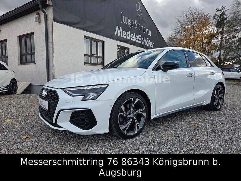 Ibisweiss Gebraucht 2020 Audi A3 Sportback S-line plus Kleinwagen | 22.890 € (Etwas zu teuer) - Bild 1/3