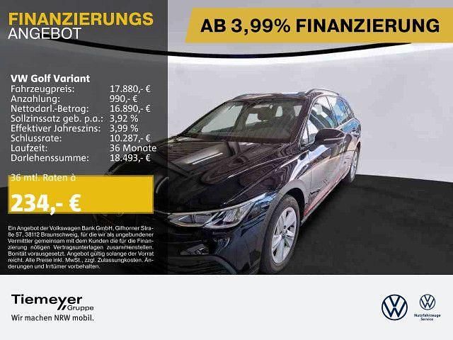 Schwarz Gebraucht 2022 VW Golf VIII Life Kombi | 17.880 € (Fairer Preis) - Bild 1/4