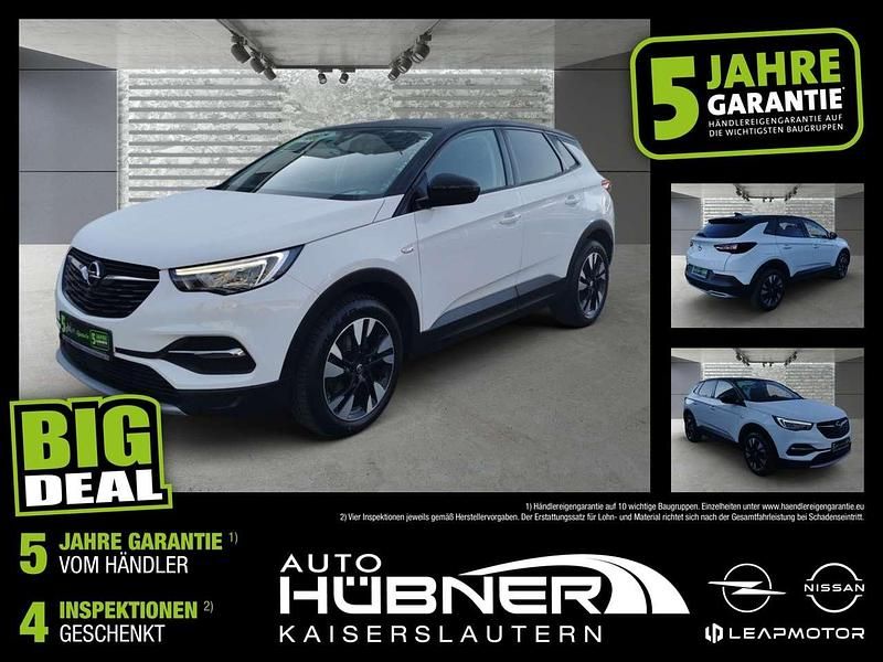 Jade weiss/arktis weiss Gebraucht 2021 Opel Grandland X Elegance SUV | 17.990 € (Fairer Preis) - Bild 1/4