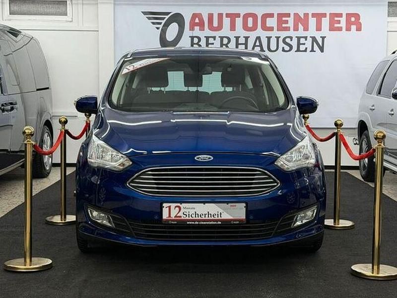 Blau Gebraucht 2016 Ford C-MAX Titanium Van / Kleinbus | 8.499 € (Fairer Preis) - Bild 1/4