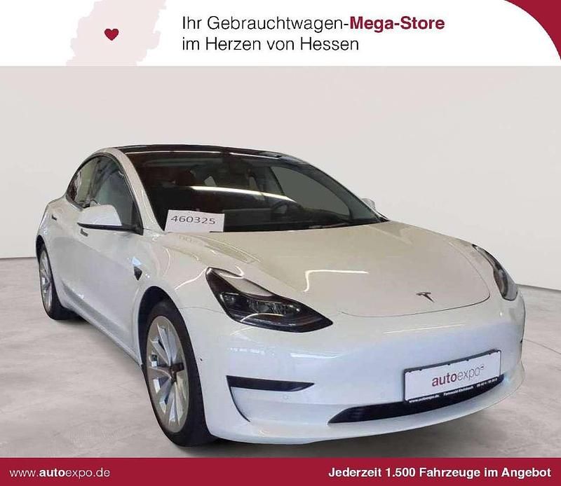 Pearl white multicoat Gebraucht 2021 Tesla Model 3 Standard Range Plus Limousine | 22.290 € (Guter Preis) - Bild 1/4