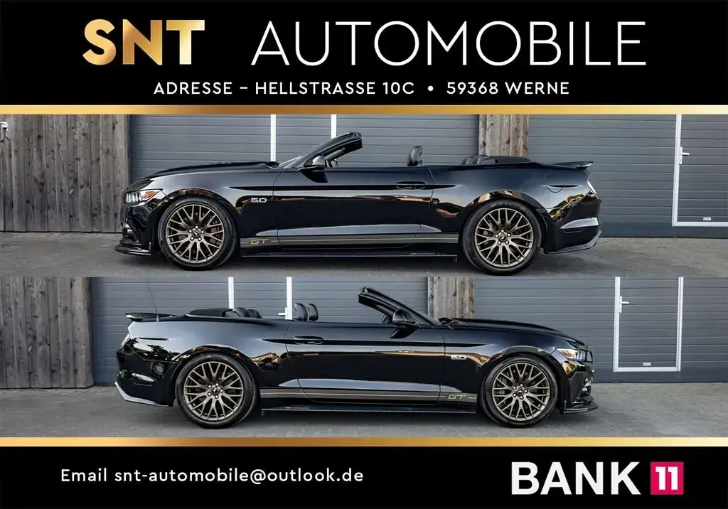 Gebraucht Ford Mustang GT Convertible 421 PS (309 kW) 2016 Shadow black Cabrio