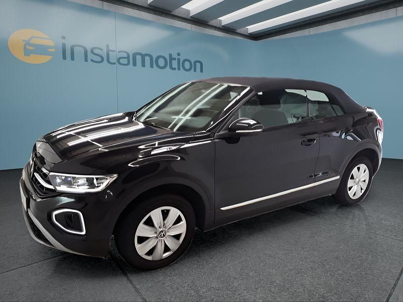 Schwarz Gebraucht 2024 VW T-Roc Cabriolet Cabrio | 30.149 € (Fairer Preis) - Bild 1/4