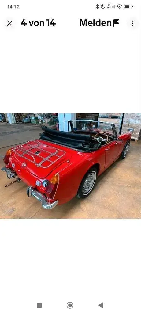 Gebraucht MG Midget 67 PS (49 kW) 1972 Rot Cabrio
