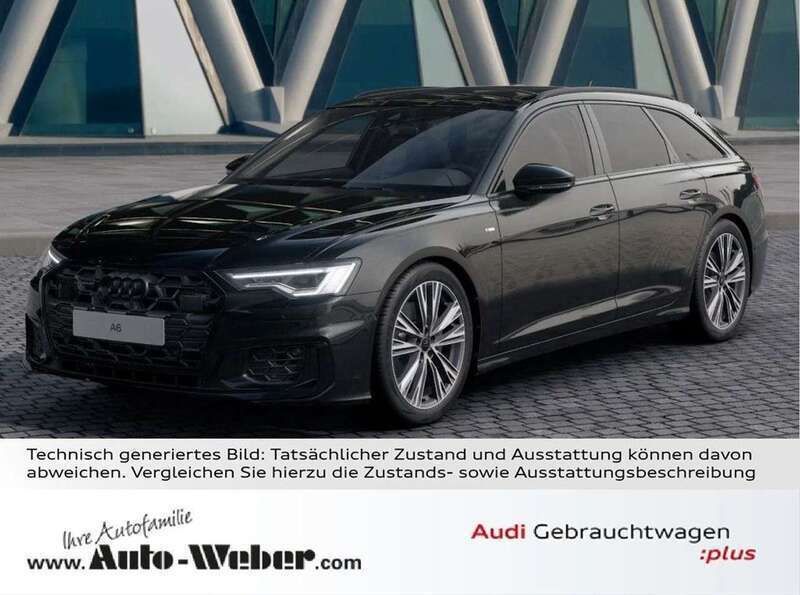 Schwarz Gebraucht 2024 Audi A6 S-Line Kombi | 66.890 € - Bild 1/3
