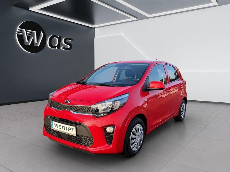 (a2r) shiny red (metallic) Gebraucht 2021 Kia Picanto Edition 7 Kleinwagen | 10.430 € (Guter Preis) - Bild 1/4