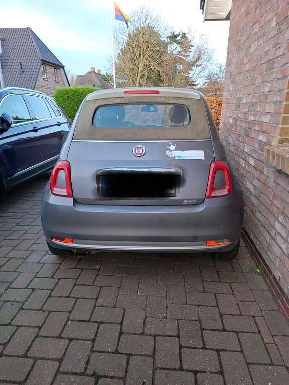 Grau Gebraucht 2017 Fiat 500C Lounge Cabrio | 8.400 € (Fairer Preis) - Bild 1/4