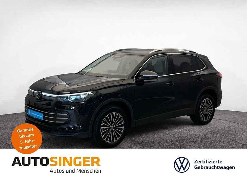Grenadillschwarz metallic Gebraucht 2025 VW Tiguan Elegance SUV | 44.980 € (Fairer Preis) - Bild 1/3