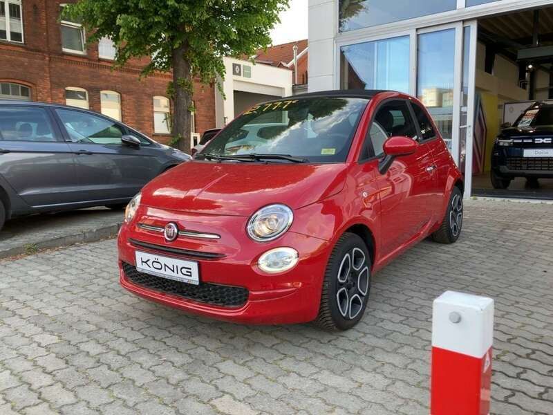 Rot Gebraucht 2023 Fiat 500C Club Cabrio | 12.997 € (Superpreis) - Bild 1/4