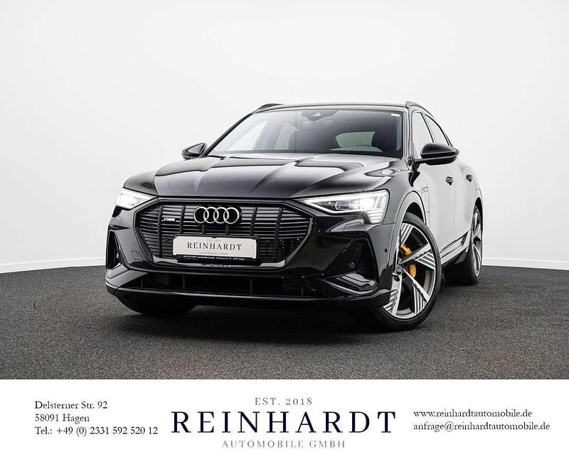 Mythosschwarz metallic Gebraucht 2022 Audi e-tron Sportback S-Line SUV | 37.460 € (Fairer Preis) - Bild 1/3