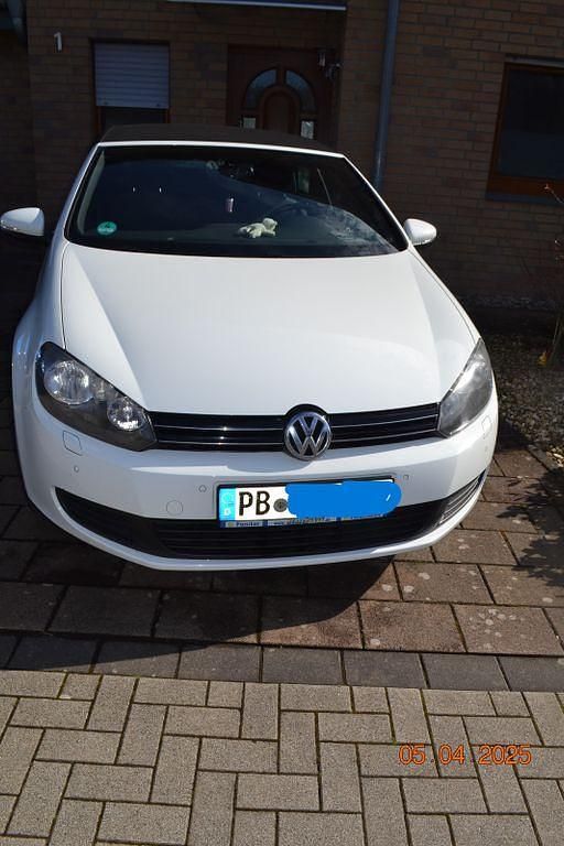 Gebraucht VW Golf Cabriolet 105 PS (77 kW) 2012 Weiß Cabrio