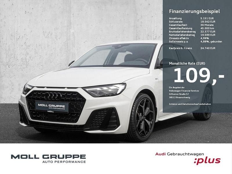 Cortinaweiss Gebraucht 2024 Audi A1 Sportback Sport Kleinwagen | 24.740 € (Fairer Preis) - Bild 1/3