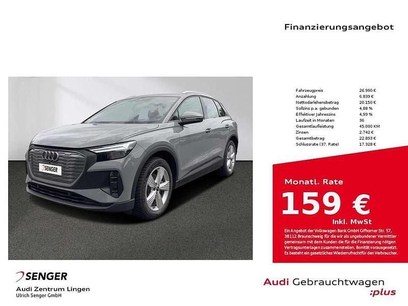 Kieselgrau Gebraucht 2023 Audi Q4 e-tron Comfort SUV | 26.990 € (Fairer Preis) - Bild 1/4