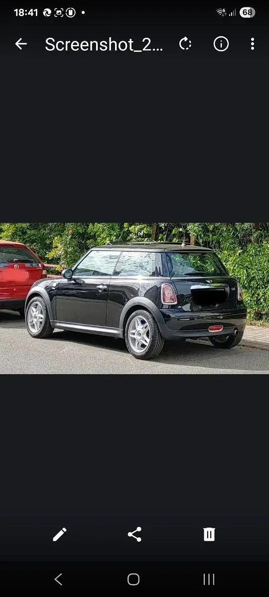 Begagnad Mini ONE 75 HK (55 kW) 2010 Svart Halvkombi