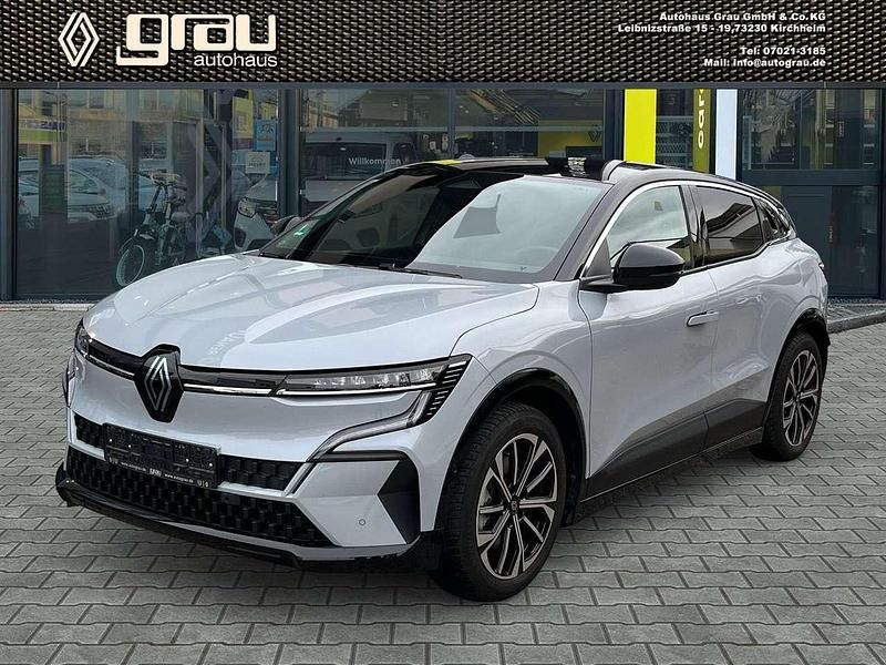 Grau + schwarz Gebraucht 2022 Renault Megane E-Tech Iconic Kleinwagen | 27.990 € (Fairer Preis) - Bild 1/4