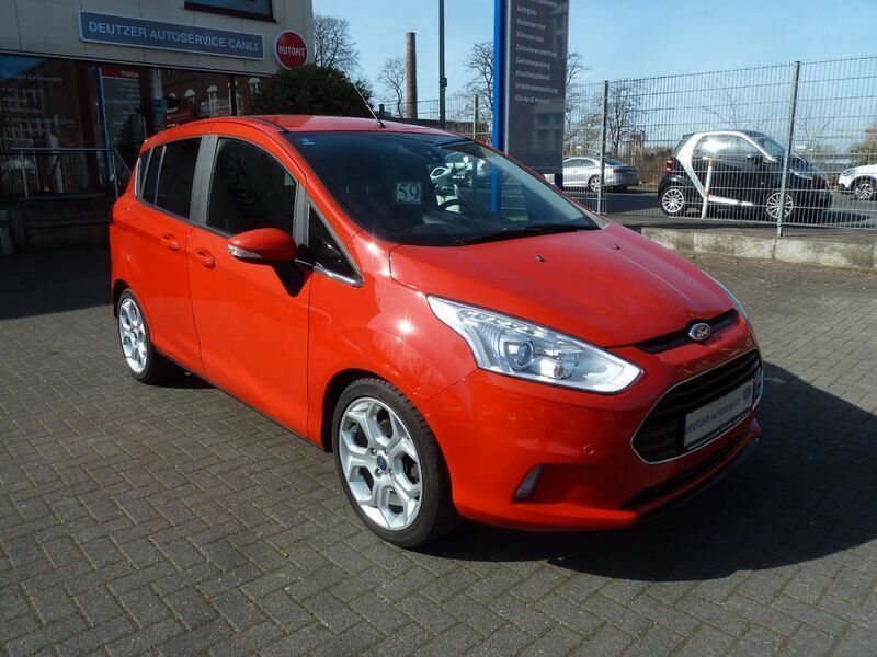 Rot Gebraucht 2015 Ford B-MAX Titanium Van / Kleinbus | 11.490 € (Fairer Preis) - Bild 1/4
