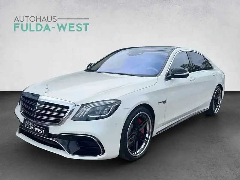 Weiß Gebraucht 2019 Mercedes S63 AMG AMG Limousine | 99.970 € - Bild 1/4