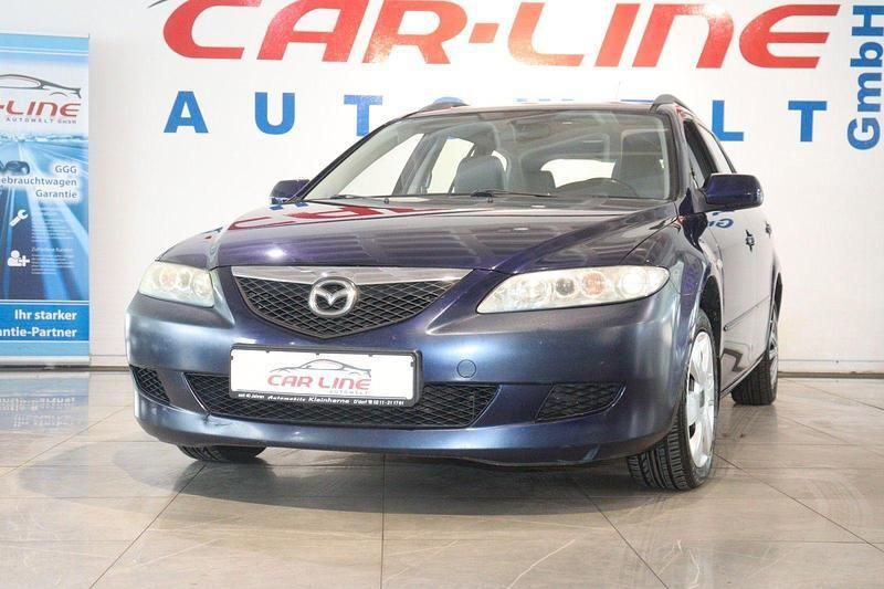 Blau Gebraucht 2003 Mazda 6 Comfort Kombi | 1.222 € (Teuer) - Bild 1/4