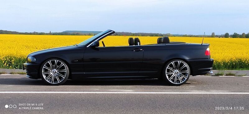 Schwarz Gebraucht 2000 BMW 325 Performance Cabrio | 9.995 € - Bild 1/4