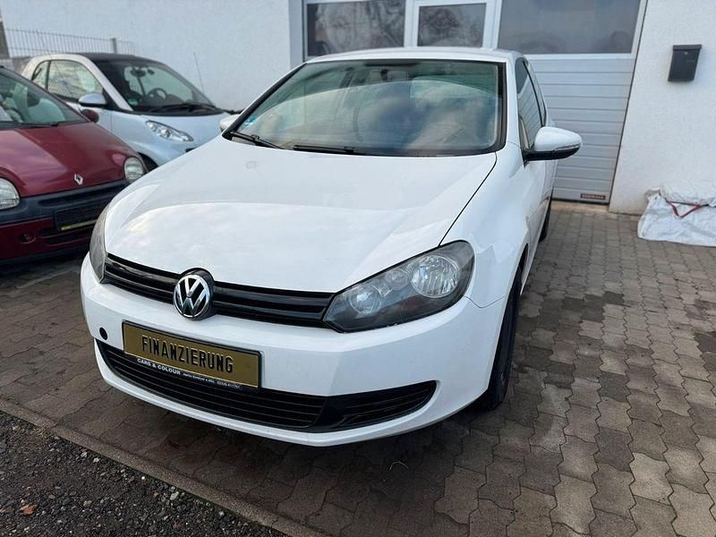Gebraucht VW Golf VI Trendline 80 PS (58 kW) 2010 Weiß Kleinwagen