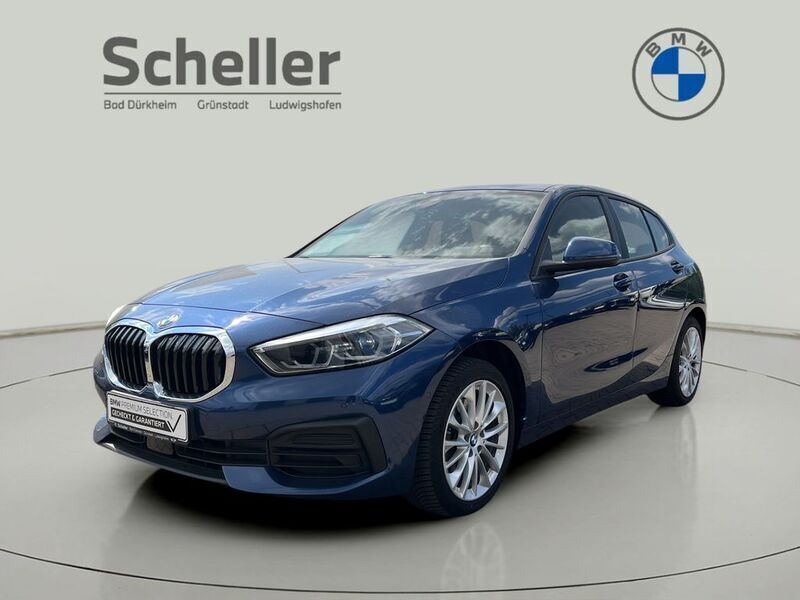 Blau Gebraucht 2022 BMW 118 Advantage Kleinwagen | 23.900 € (Fairer Preis) - Bild 1/4