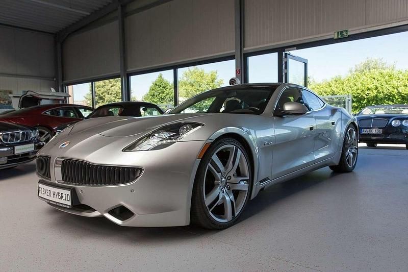 Silber metallic Gebraucht 2012 Fisker Karma Limousine | 69.900 € - Bild 1/4