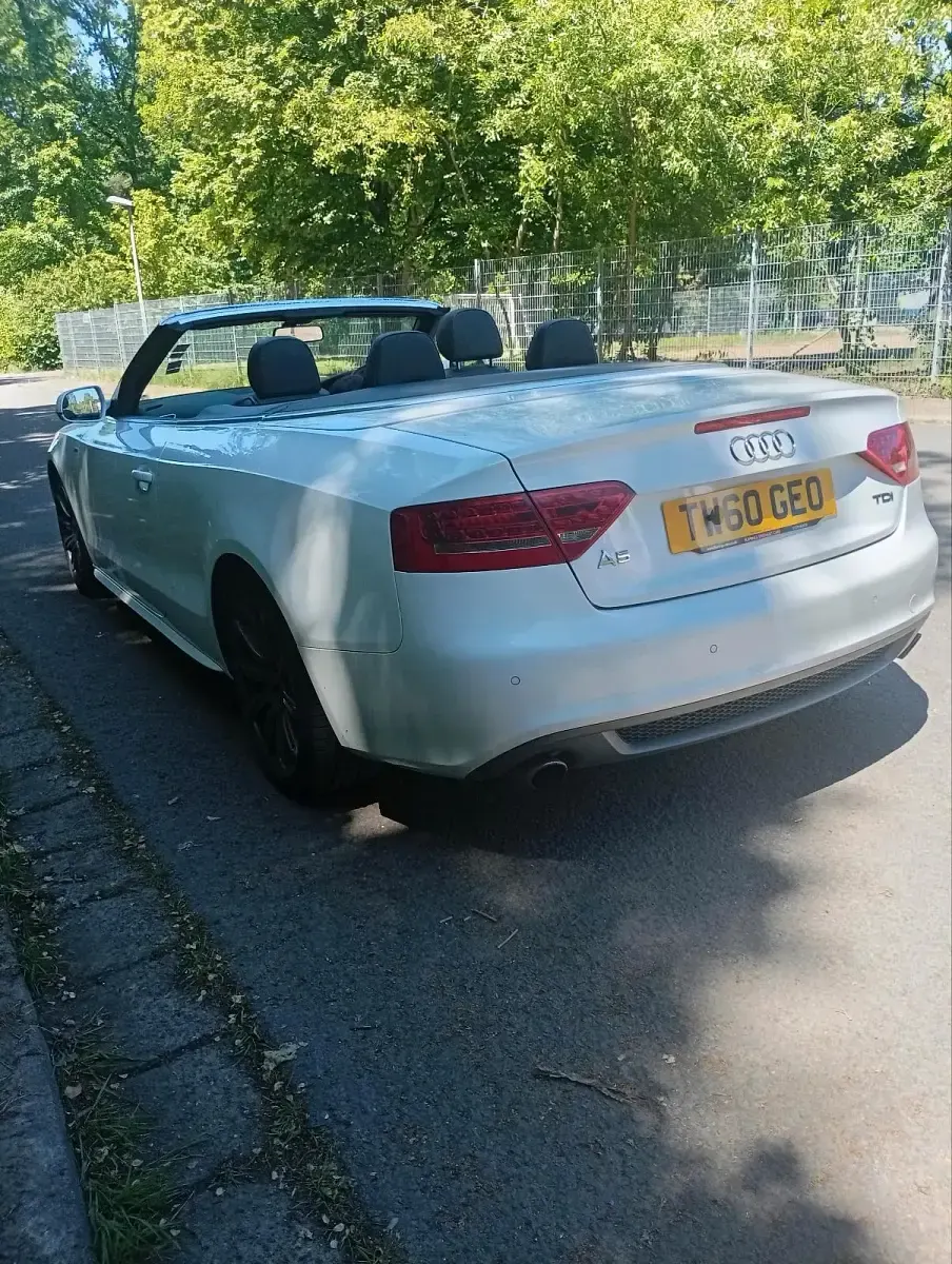 Gebraucht Audi A5 Cabriolet S-Line 240 PS (176 kW) 2010 Weiß Cabrio