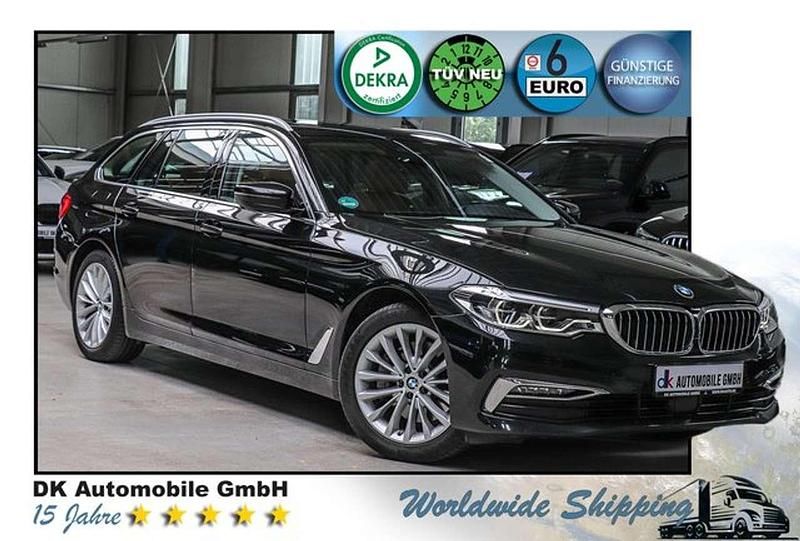 Black sapphire metallic Gebraucht 2021 BMW 530 Luxury Line Kombi | 27.900 € (Guter Preis) - Bild 1/4