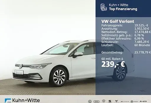 Gebraucht VW Golf VIII Active 110 PS (80 kW) 2022 Weiß Kombi