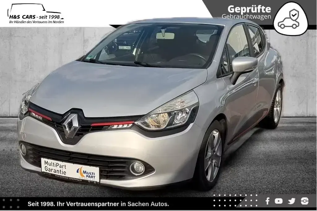 Używany Renault Clio IV Dynamique 90 KM (66 kW) 2014 Srebrny Sedan/Limuzyna