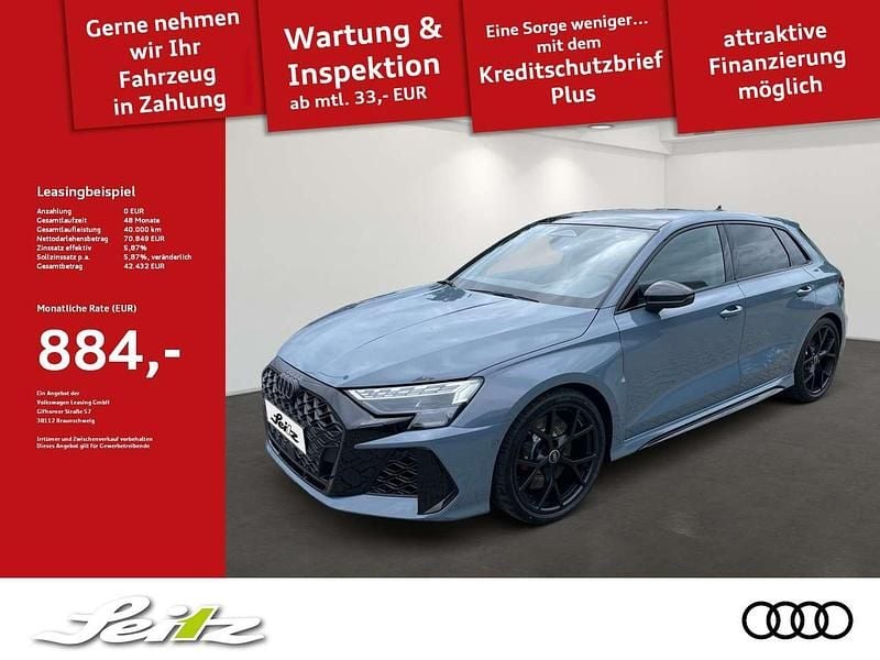 Grau Neu 2025 Audi RS3 Sportback Sport Kleinwagen | 67.649 € (Superpreis) - Bild 1/3
