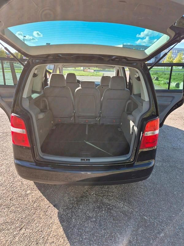 Gebraucht VW Touran Conceptline 102 PS (75 kW) 2006 Schwarz Van / Kleinbus