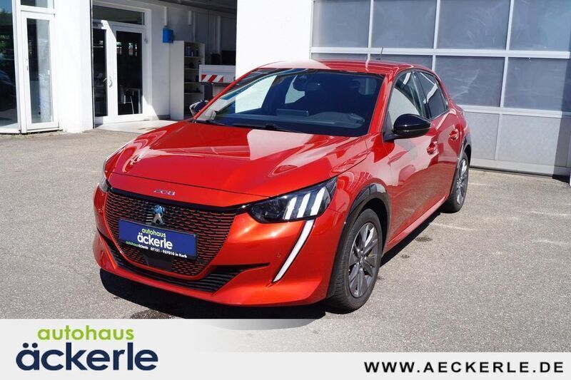 Lackierung elixierrot/typ ver Gebraucht 2021 Peugeot e-208 Allure GT-Line Kleinwagen | 17.990 € (Etwas zu teuer) - Bild 1/2