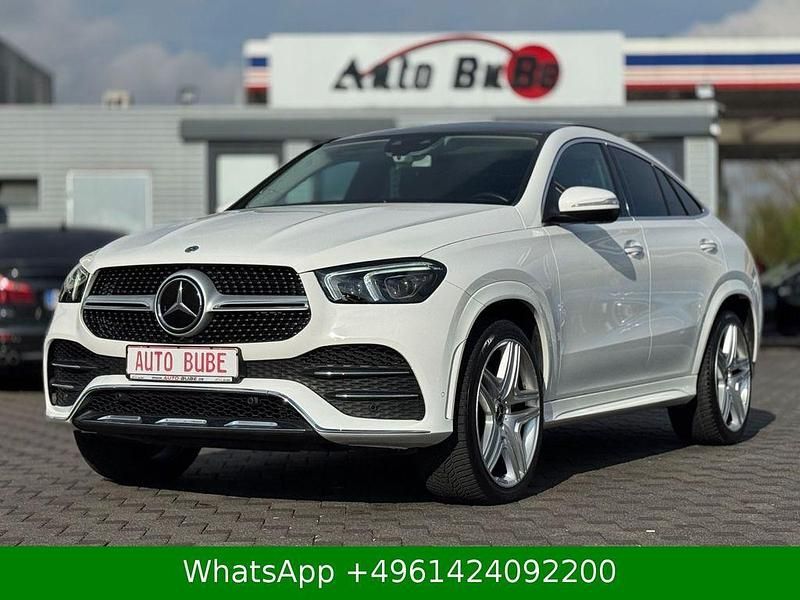 Weiß Gebraucht 2021 Mercedes GLE350 AMG line Coupé | 58.800 € (Superpreis) - Bild 1/4