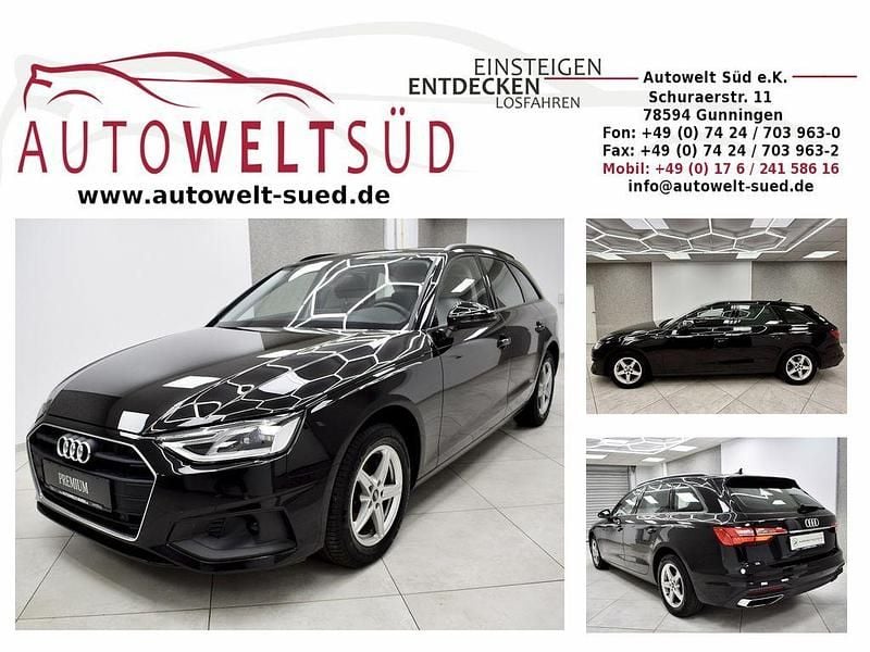 Brilliantschwarz metallic Gebraucht 2023 Audi A4 Business Kombi | 24.900 € (Guter Preis) - Bild 1/4