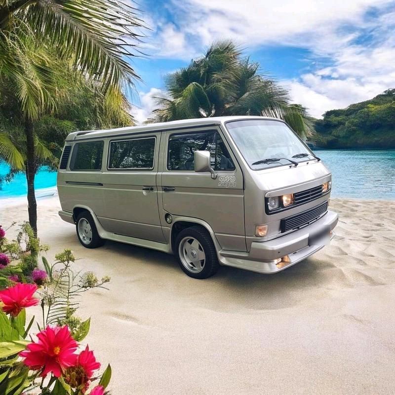 Second-hand VW Multivan 69 CP (50 kW) 1989 Argintiu Monovolum